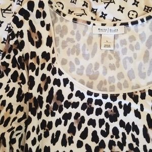 Leopard print tee